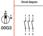 3-Pole ON/OFF Switch